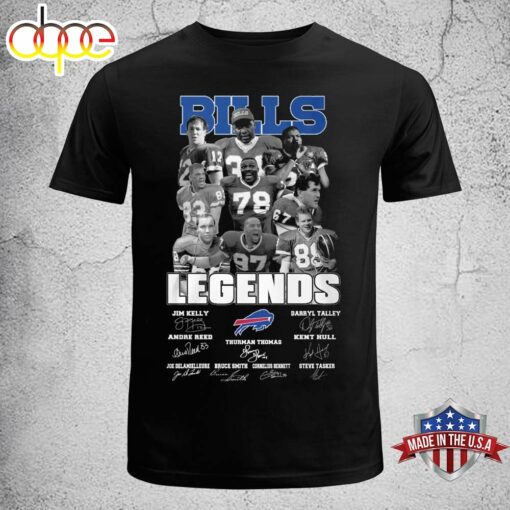 Buffalo Bills Legends Thank You For The Memories Signatures Shirt