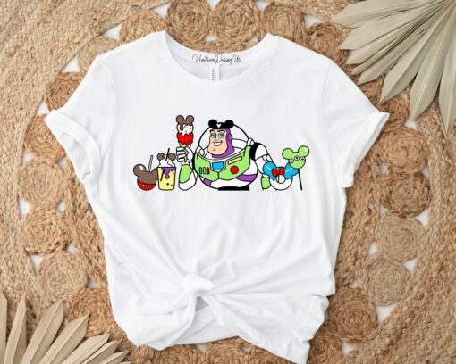 Buzz Lightyear Snack Disney Mickey Ears  Toy Story Shirt