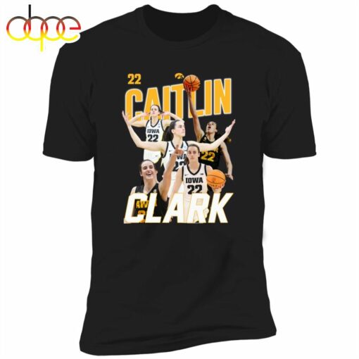 Caitlin Clark Iowa Women’s Basketball Iowa 22 Premium Ss T-Shirt