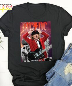 Calendar 2024 Acxdc Tour Music Poster Unisex T-Shirt