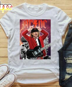 Calendar 2024 Acxdc Tour Music Unisex T-Shirt