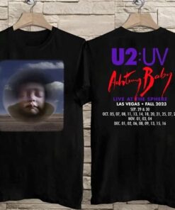 Camiseta Do U2 Achtung Baby Live At Sphere Tour 2023, Camisa Do U2 Las Vegas Fall Tour 2023