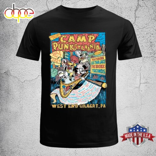 Camp Punksylvania July 5-7 2024 West End In Gilbert PA Unisex T-Shirt