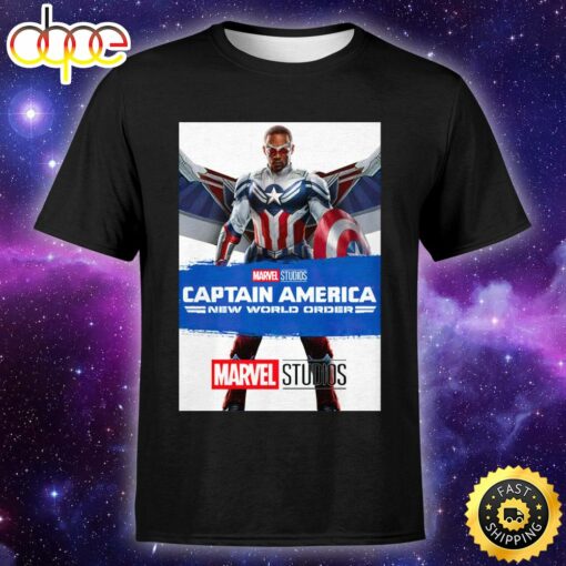 Captain America New World Order (Streaked Poster) Unisex T-shirt