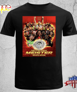 Celebration Bayer 04 Leverkusen Deutscher Meister 2023-2024 Unisex T-shirt