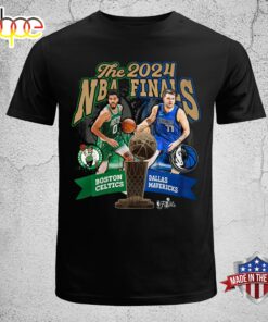 Celtics-Mavericks 2024 NBA Finals Dueling Player Unisex T-Shirt