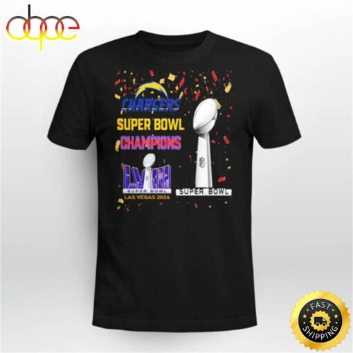 Chargers Super Bowl Champions Lviii Las Vegas 2024 Shirt