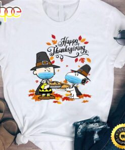 Charlie Brown And Snoopy Peanuts Happy Thanksgiving Tshirt
