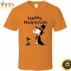 Charlie Brown Snoopy Happy Thanksgiving Graphic T-Shirt