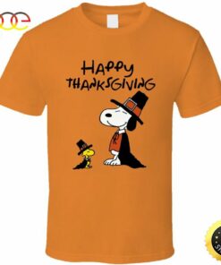 Charlie Brown Snoopy Happy Thanksgiving Graphic T-Shirt