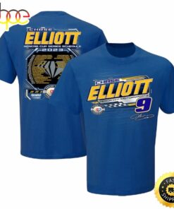 Chase Elliott Hendrick Motorsports Team Collection 2023 NASCAR Cup Series Schedule Royal T-shirt