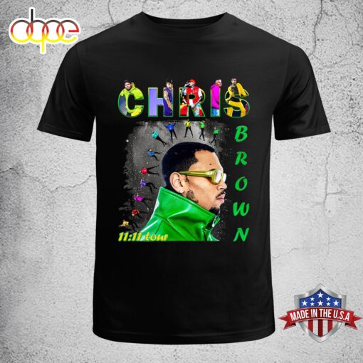 Chris Brown 1111 Bootleg Tour 2024 Music Unisex T-Shirt