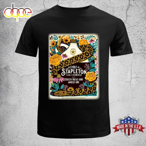 Chris Stapleton Jun 15 2024 Globe Life Field in Arlington TX Unisex t-Shirt