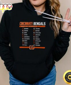 Cincinnati Bengals 2023 Nfl Schedule T-Shirt