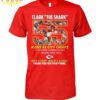 Clark The Shark 55 Kansas City Chiefs Once A Chief Always A Chief Thank You For Everything T-Shirt