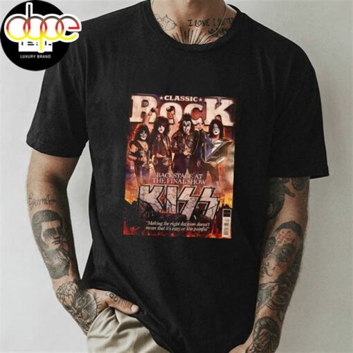 Classic Rock Mag Kiss Band Feb 2024 Fan Gifts Classic T-Shirt