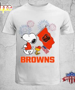 Cleveland Browns Happy 4th Of July Independence Day Unisex T-Shirt