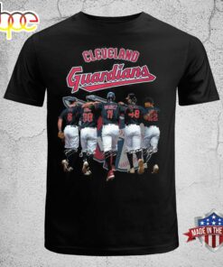 Cleveland Guardians Team Players 2024 Signatures Shirt