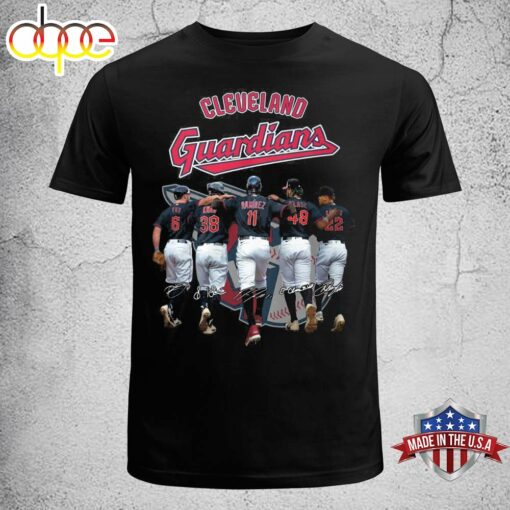 Cleveland Guardians Team Players 2024 Signatures Shirt