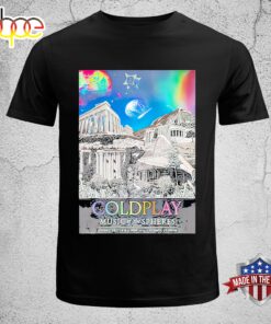 ColdPlay Music Of The Spheres Tour 2024 Olympic Stadium Athens Unisex T-Shirt