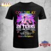 Coldplay 28 Years 1996-2024 World Tour Music Of The Spheres Signatures Unisex T-Shirt