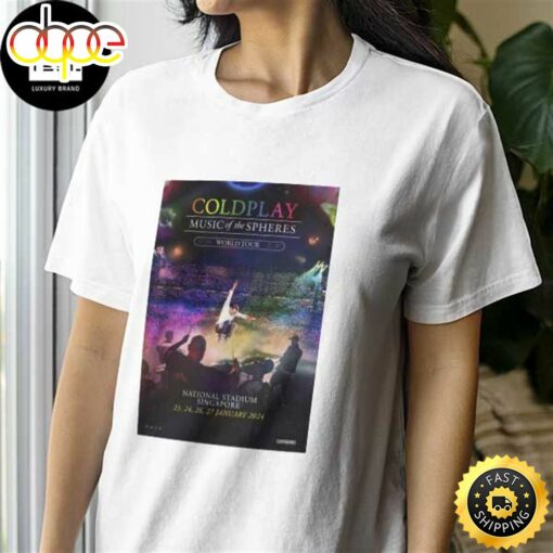 Coldplay Music Of The Spheres January 2024 National Stadium Singapore Classic T-Shirt