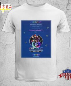 Coldplay Music Of The Spheres World Tour July 2024 Unisex T-Shirt