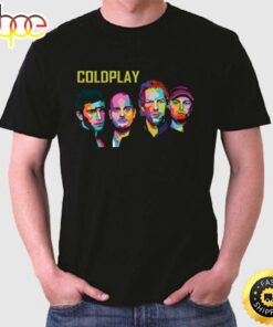 Coldplay Tour 2022 Coldplay Rock Band Personels Mens Black T-shirt