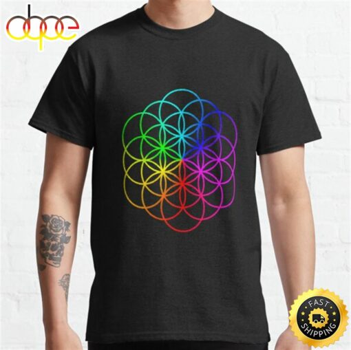 Coldplay World Tour 2022 Coldplay Music Of The Spheres Flower Of Life T-Shirts