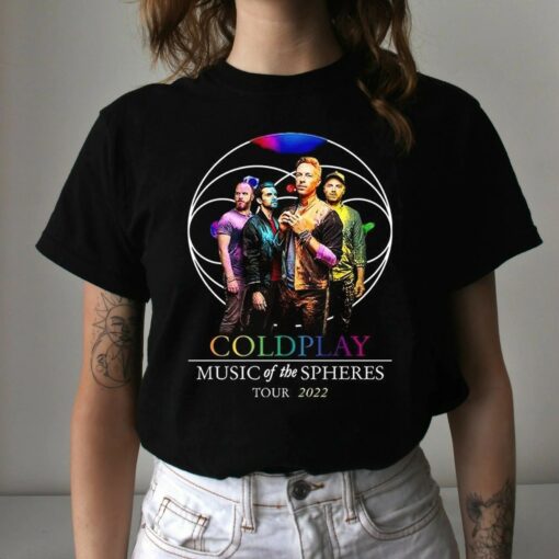 Coldplay World Tour 2022 Coldplay Music Of The Spheres Unisex T-Shirt