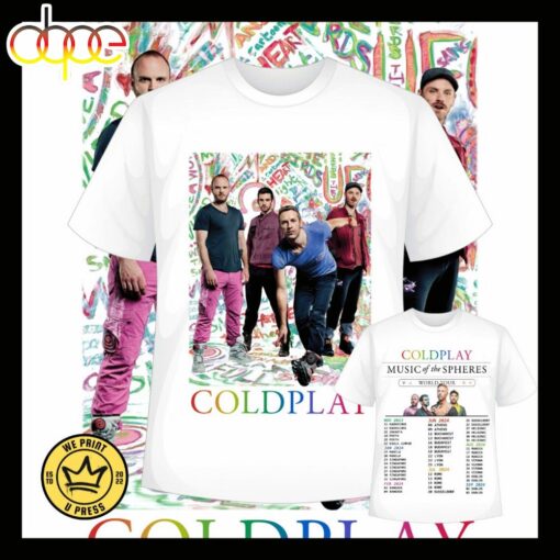 Coldplay World Tour 2024 T-Shirt