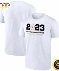 College Football Playoff Fanatics Branded 2023 Event Logo White T-shirt