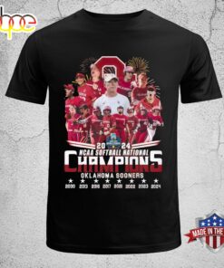 College World Series 2024 NCAA Softball National Champions Oklahoma Sooners Unisex T-Shirt