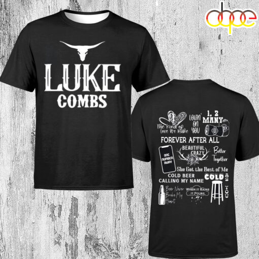 Country Music Tee Luke Combs World Tour 2024 Unisex T-Shirt