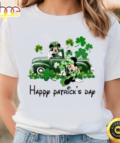 Couple Mickey Mouse Disney St Patricks Day Shirt