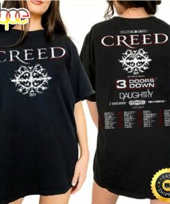 Creed 2024 Tour Summer Of 99 Tour Shirt Creed Band Fan