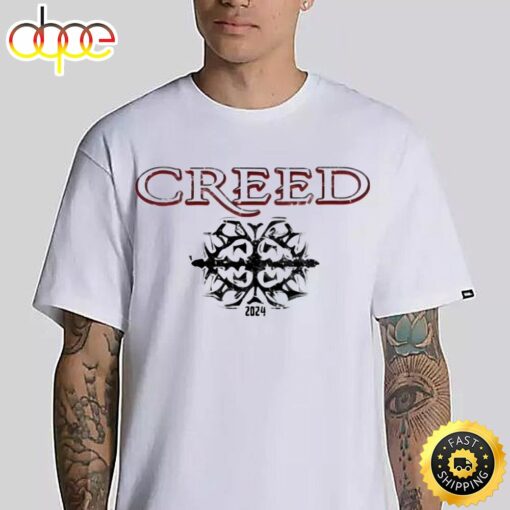 Creed 2024 Tour Summer Shirt, Creed 2024 Concert Crewneck Tee