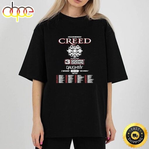 Creed Summer Of 99 Tour 2024 Shirt