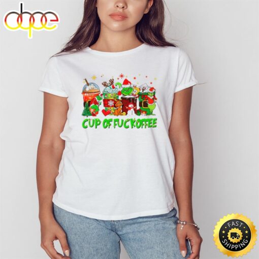 Cup Coffeegrinch Winter Christmas 2023 Shirt