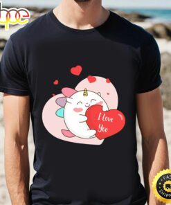 Cute Lovely Unicorn Valentine T-Shirt
