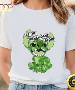 Cute Stitch St Patricks Day Stitch Shenanigans Irish Awesome Shirts