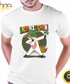 Dabbing Lepricorn Unicorn Leprechaun T-Shirt