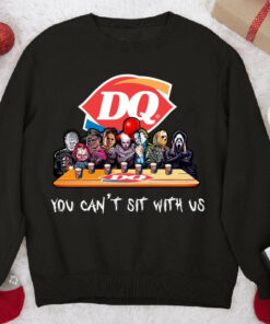 Dairy Queen Horror Halloween You Cant Sit With Us Sweatshirt