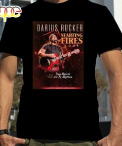 Darius Rucker Announces Starting Fires Tour 2024 Shirt