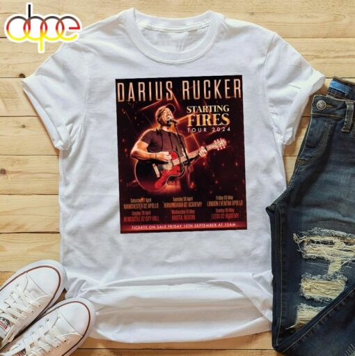 Darius Rucker Announces Uk Tour For 2024 T-Shirt