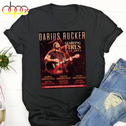 Darius Rucker Announces Uk Tour For 2024 Unisex T-Shirt