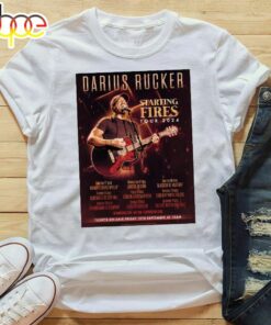 Darius Rucker Starting Fires Tour 2024 T-Shirt