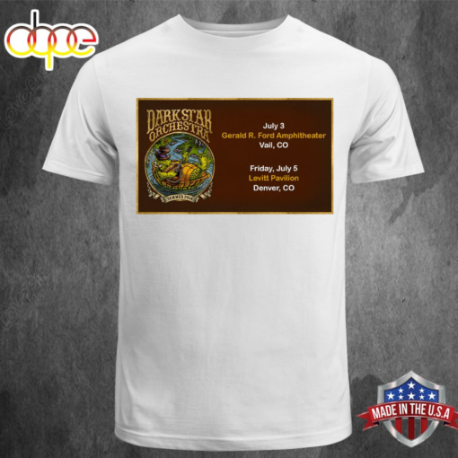 Dark Star Orchestra Gerald R. Ford Amphitheater Wed, Jul 3, 2024 T-shirt