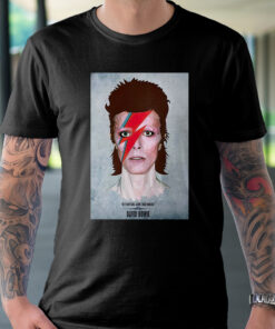 David Bowie New York City Art Music Tour 2022 Unisex Black T-shirt