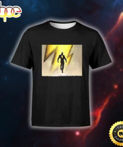 Dc Comics Black Adam Lightning Portrait T-shirt